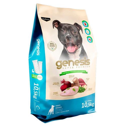 Ração Premiatta Genesis Frango e Suino para Cães Porte Grande - 10,5 Kg