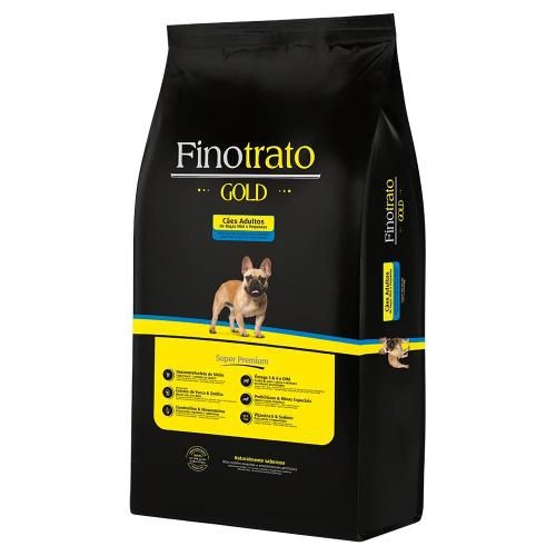Ração Seca Finotrato Gold Super Premium para Cães Adultos Raças Mini e Pequenas - 20 Kg