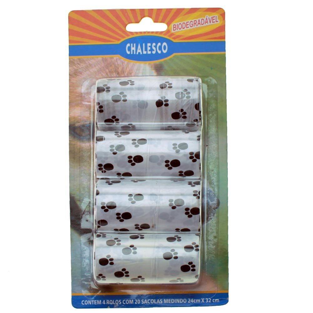 Refil Chalesco Sacolas Biodegradáveis para Kit Higiênico - Cores Variadas - 1