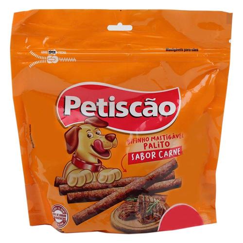 Bifinho Petiscão para Cães Adultos Sabor Carne Fino - 1Kg