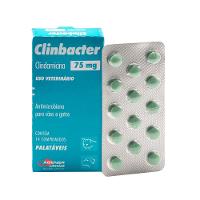 Antimicrobiano Agener União Clinbacter para Cães e Gatos - 75 mg - 2
