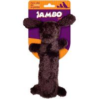 Brinquedo Jambo Mordedor Barriguinha Plush Cão Marrom - Marrom - 1