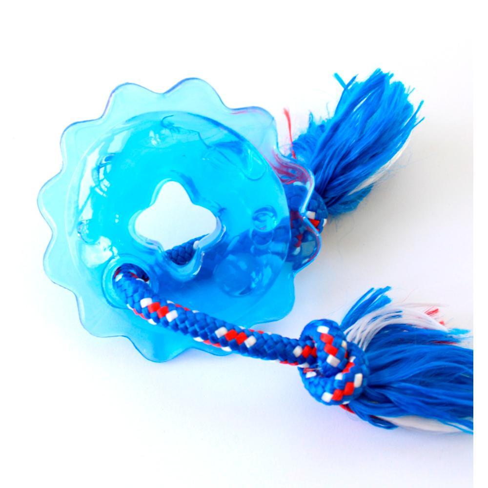 Brinquedo Odontopet Estrela Dental com Corda Azul para Cães - Tam. Único - 3