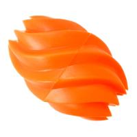 Brinquedo Odontopet Bola Americana Flexi Laranja para Cães - Tam. Único - 1