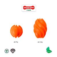Brinquedo Odontopet Bola Americana Flexi Laranja para Cães - Tam. Único - 9