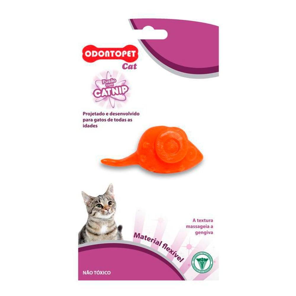 Brinquedo Odontopet Mouse Infused Catnip Laranja para Gatos - Tam. Único - 2