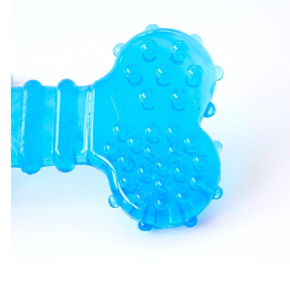 Brinquedo Odontopet Osso Dental Flat com Corda Azul para Cães - Tam. G - 5