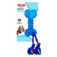 Brinquedo Odontopet Osso Dental Flat com Corda Azul para Cães - Tam. G - 2