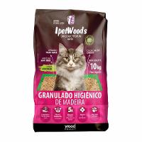 Granulado Ipet Woods de Madeira para Gatos - 10 Kg - 1