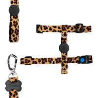 Peitoral H e Guia Zoo Onça para Cães - Tam. G - 1