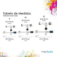 Peitoral H e Guia Zoo Onça para Cães - Tam. G - 3