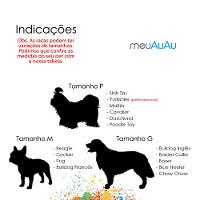 Peitoral H e Guia Zoo Onça para Cães - Tam. G