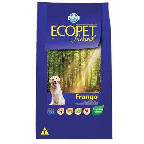 Ração Farmina Ecopet Natural Frango para Cães Adultos de Raças Médias e Grandes - 20 Kg
