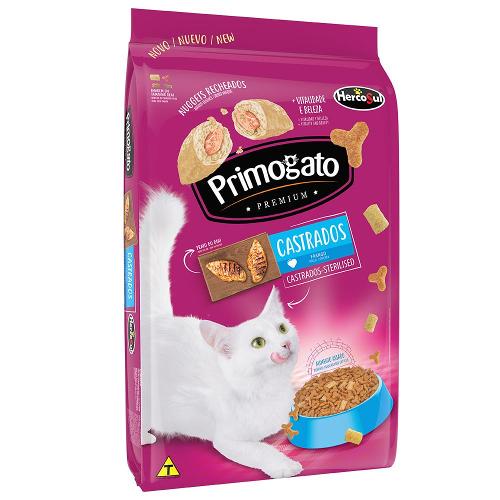 Ração Primogato Original Frango Gatos Castrados - 15 Kg