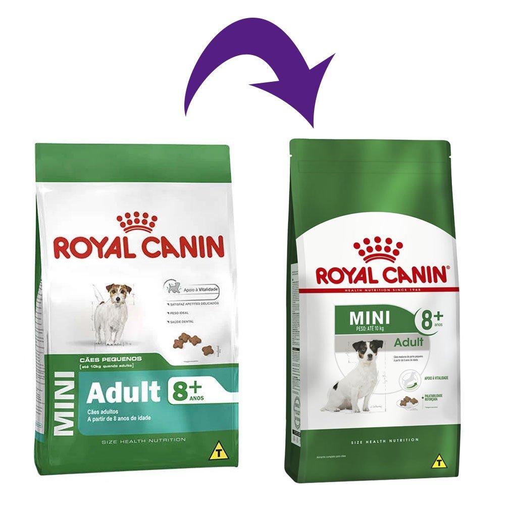 Ração Royal Canin Mini Adult 8+ para Cães Adultos de Raças Pequenas com 8 Anos ou mais - 7,5 Kg - 2