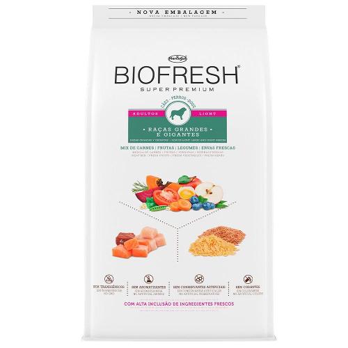 Ração Seca  Mix de Carne, Frutas, Legumes e Ervas Frescas Light Cães de Raças Grandes e Gigantes