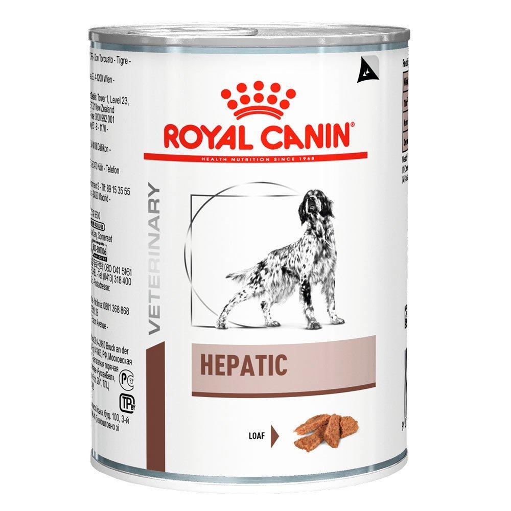 Ração Royal Canin Lata Canine Veterinary Diet Hepatic Wet para Cães com Doenças Hepaticas - 420 g - 1