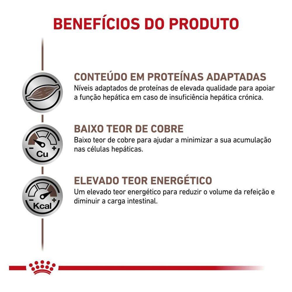 Ração Royal Canin Lata Canine Veterinary Diet Hepatic Wet para Cães com Doenças Hepaticas - 420 g - 6