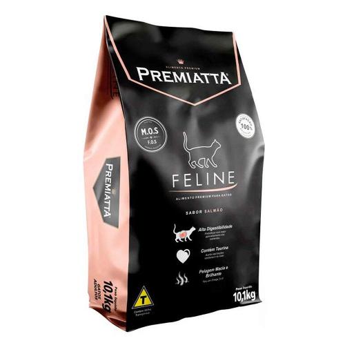Ração Premiatta Feline Salmão e Arroz Gatos Adultos- 10,1 Kg