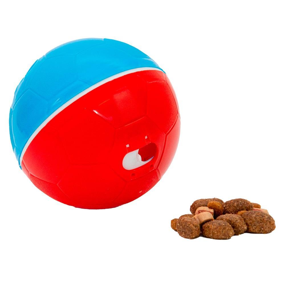 Brinquedo Amicus Crazy Ball Vermelho e Azul para Cães - Tam. P - 3