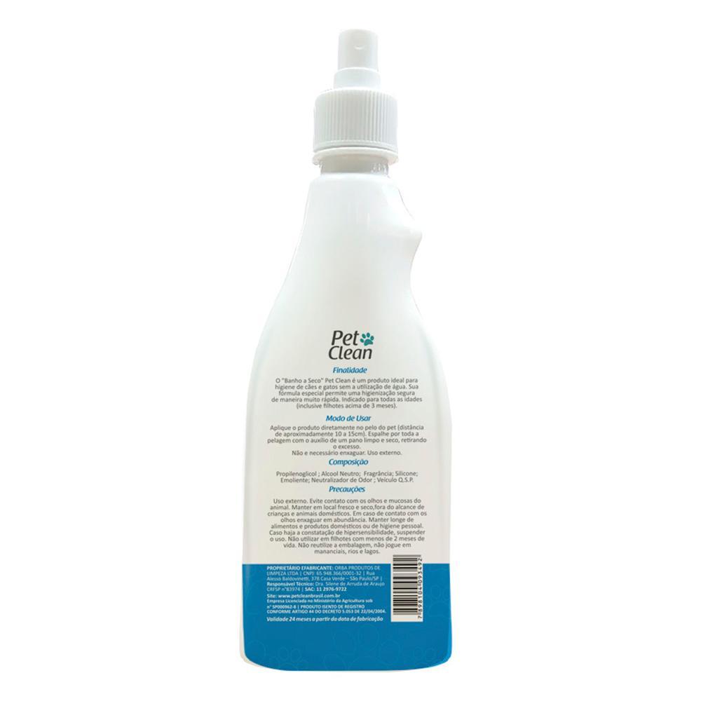 Banho a Seco Pet Clean Liquido para Cães e Gatos - 500 mL - 2