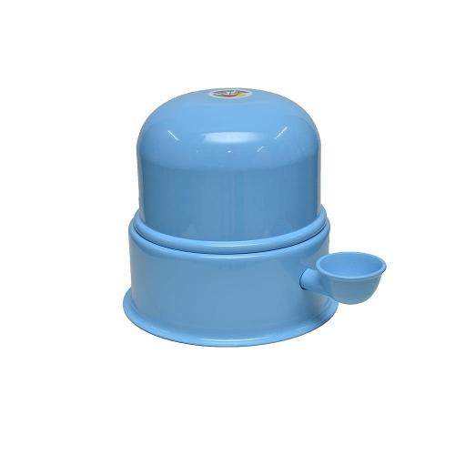Bebedouro Vida Mansa Alumínio Azul Claro para Raças Pequenas - 3 L