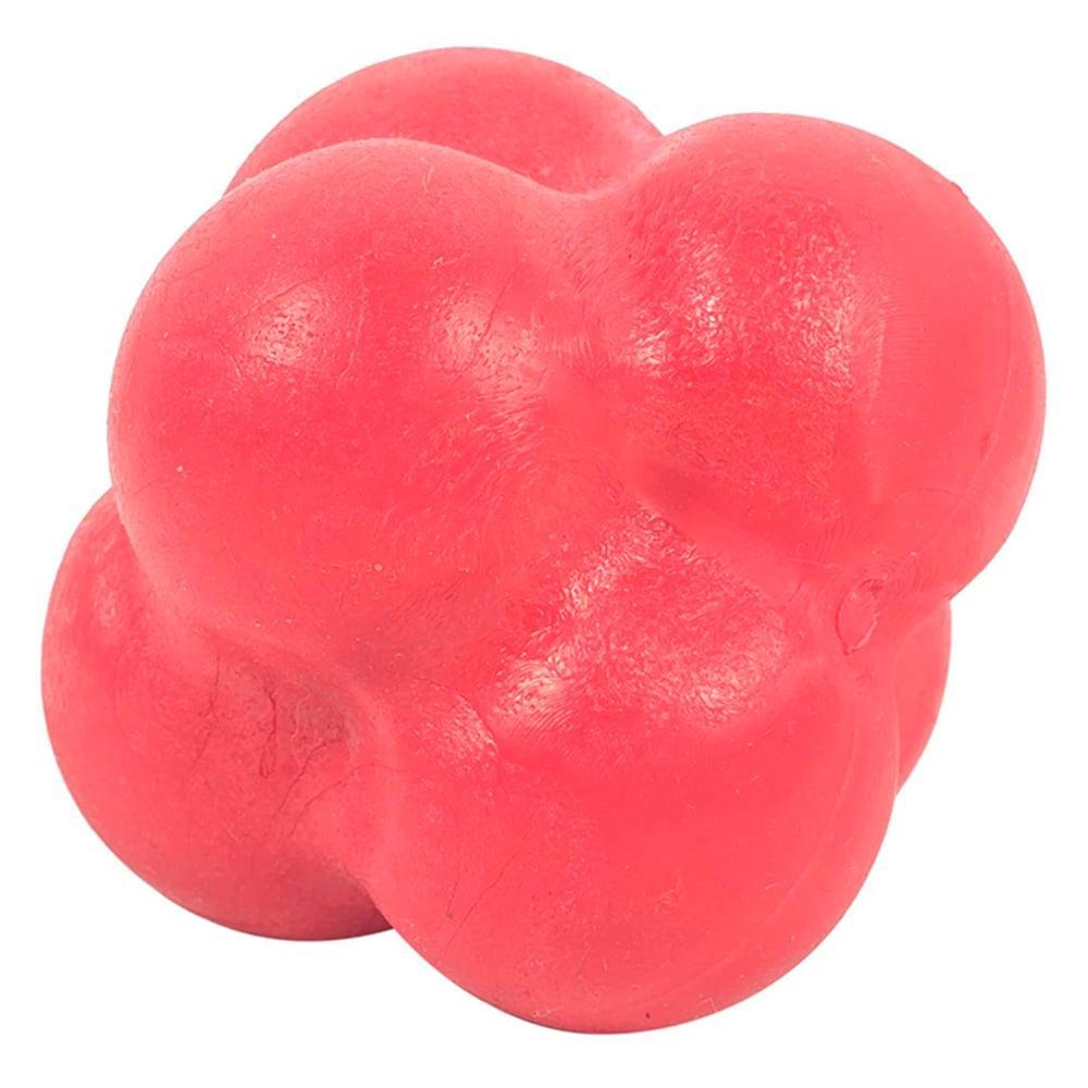 Brinquedo Bola Maciça Átomo 6 em 1 Vermelho para Cães - Tam. M - 1