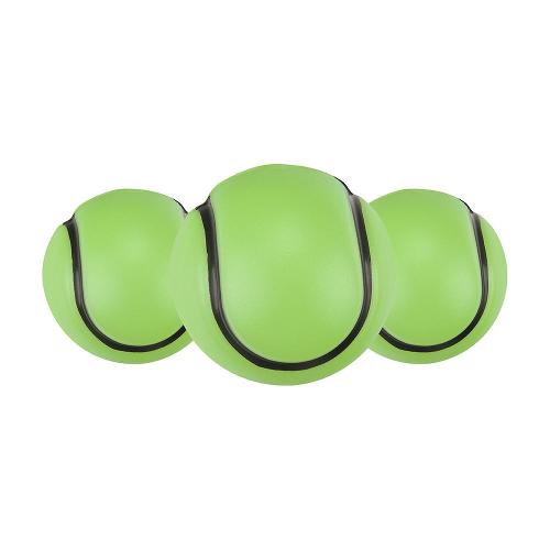 Brinquedo LCM Bolinhas Mini Tenis com 3 Verde para Gato - Tam. Único
