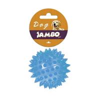 Brinquedo Jambo Bola TPR Espinho com Som Azul - Tam. P