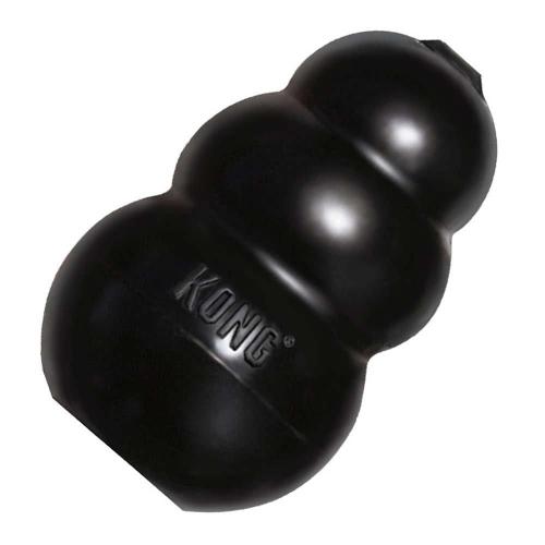 Brinquedo Interativo KONG Extreme K1 com Dispenser para Ração ou Petisco Preto - Tam. G