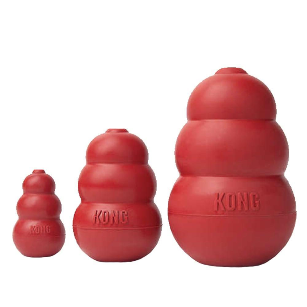 Brinquedo Interativo KONG Classic T3 com Dispenser para Ração ou Petisco Vermelho - Tam. P - 2
