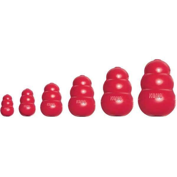 Brinquedo Interativo KONG Classic T3 com Dispenser para Ração ou Petisco Vermelho - Tam. P - 4