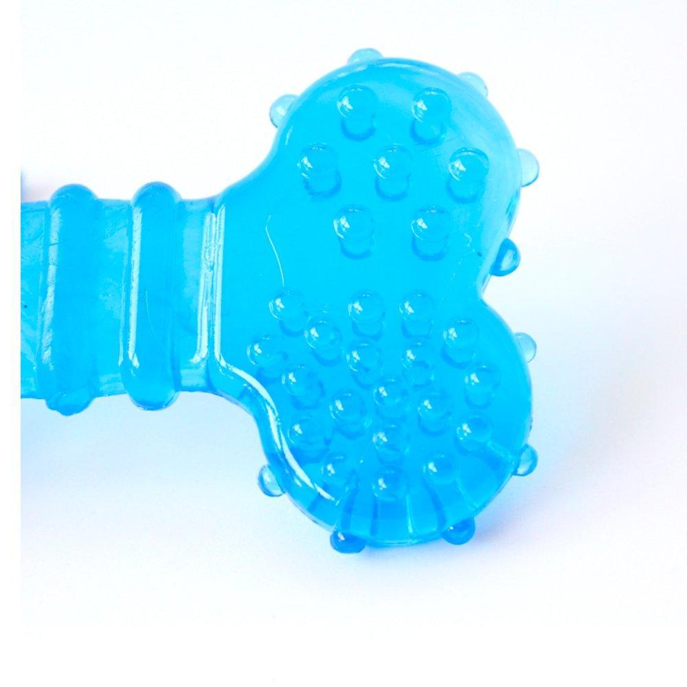 Brinquedo Odontopet Osso Dental Flat com Corda Azul para Cães - Tam. P - 4