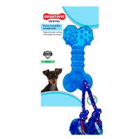 Brinquedo Odontopet Osso Dental Flat com Corda Azul para Cães - Tam. P - 2