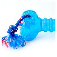 Brinquedo Odontopet Osso Dental Flat com Corda Azul para Cães - Tam. P - 3