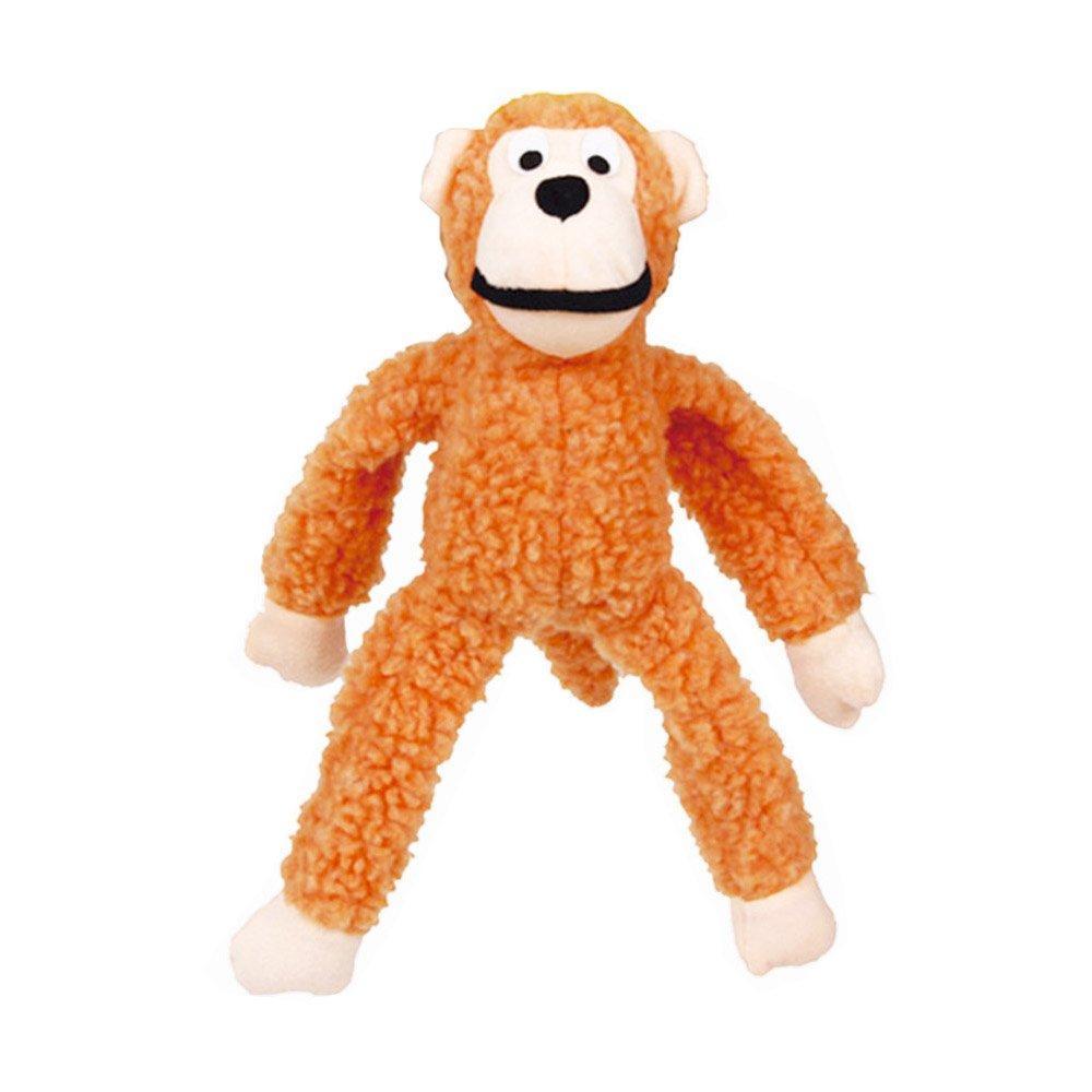 Brinquedo Jambo Mordedor Pelúcia Macaco Kelev Laranja - Tam. M - 2