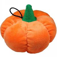 Brinquedo Jambo Mordedor Pelúcia Abóbora - Laranja - 1