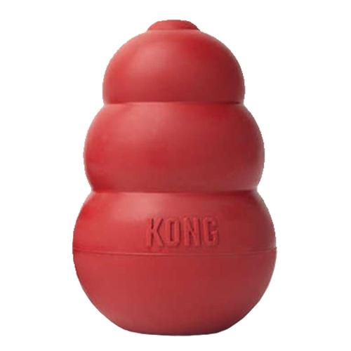 Brinquedo Interativo KONG Classic KXL com Dispenser Vermelho para Ração ou Petisco - Tam. XG