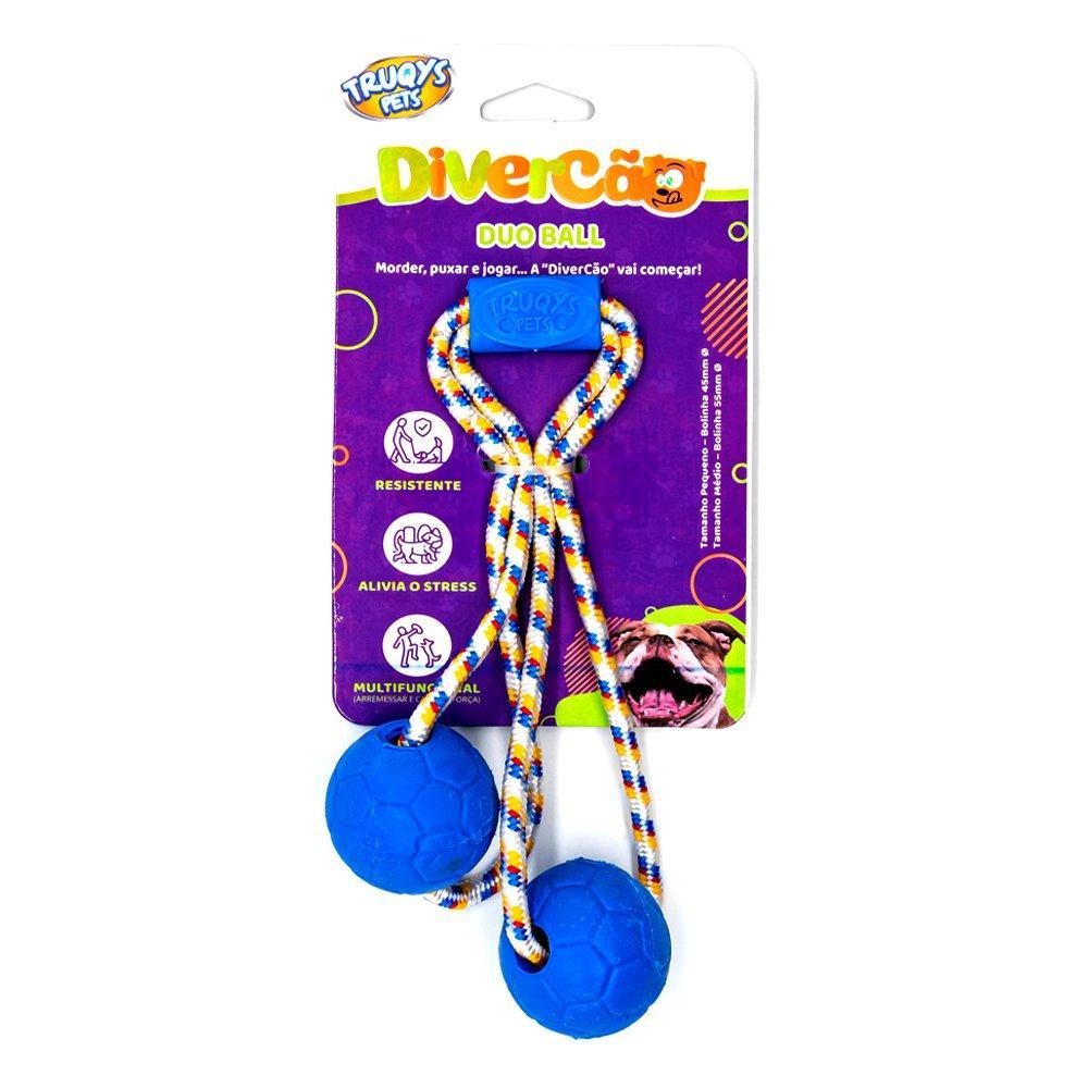 Brinquedo Duo Ball Divercão Azul - Tam. P - 2
