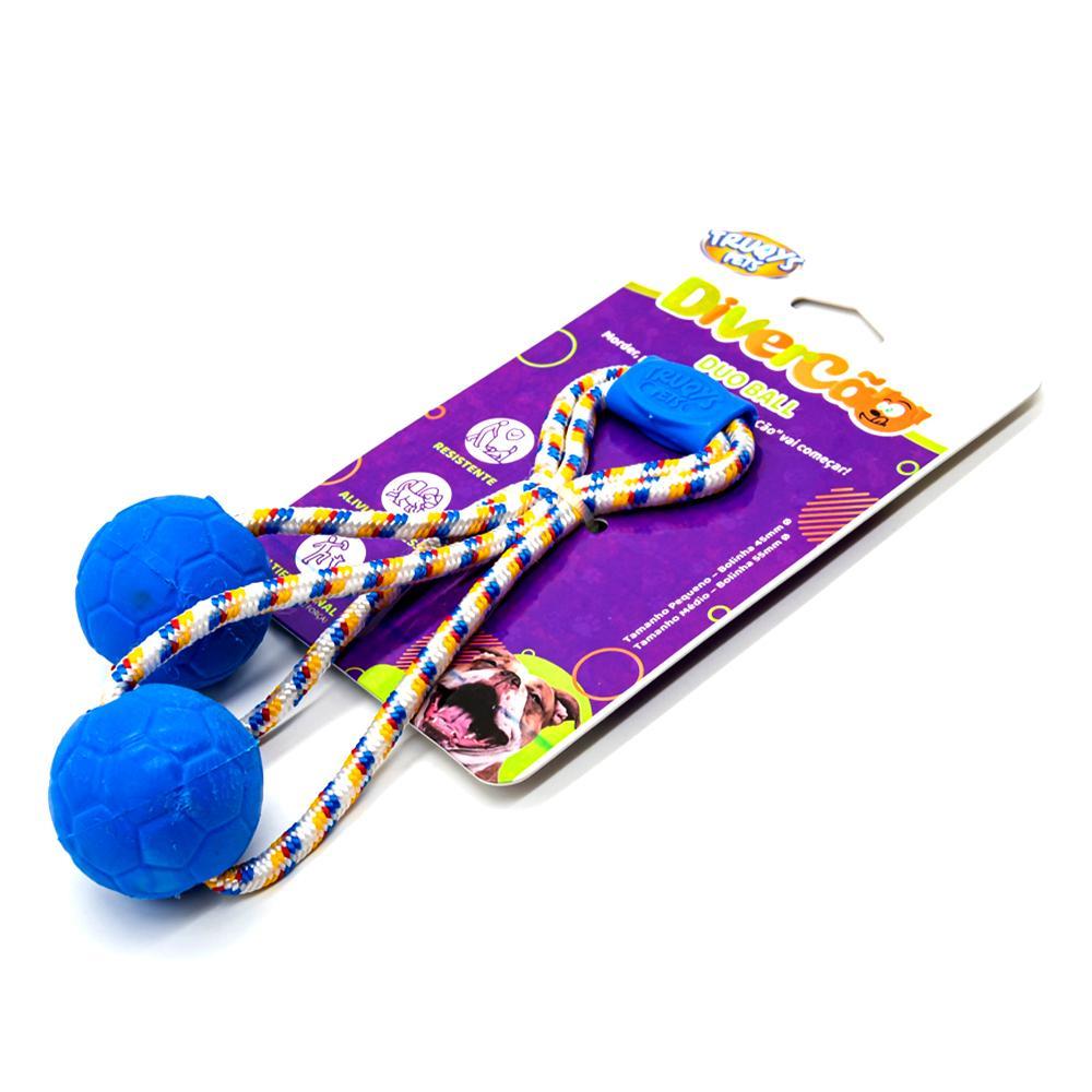 Brinquedo Duo Ball Divercão Azul - Tam. P - 3
