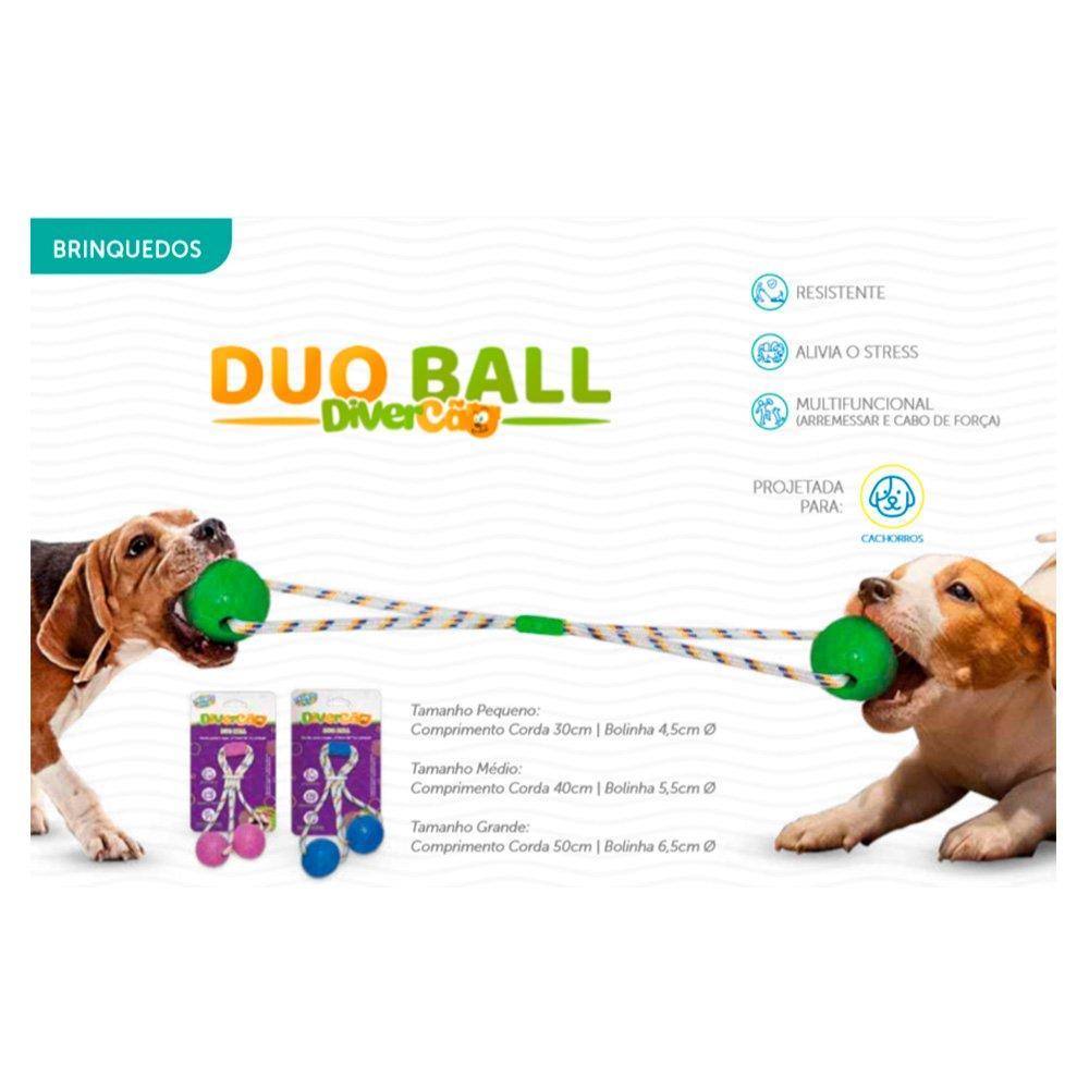 Brinquedo Duo Ball Divercão Azul - Tam. P - 9