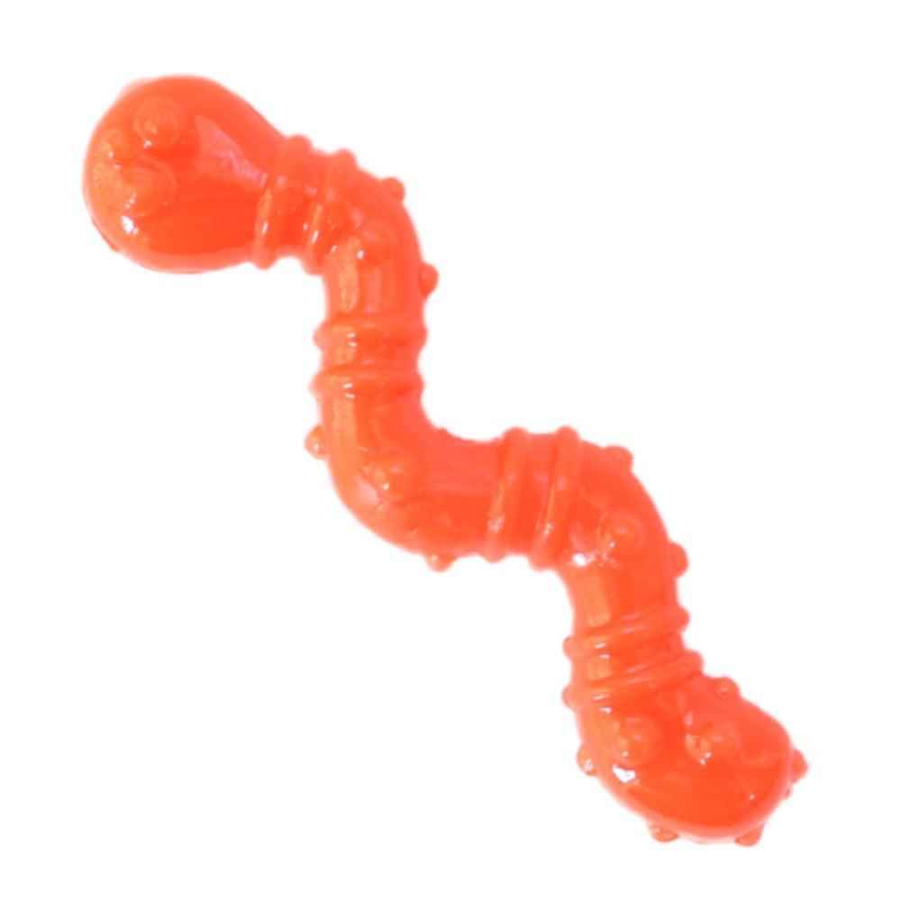 Brinquedo Odontopet Minhoca Infused Catnip Laranja para Gatos - Tam. Único - 1