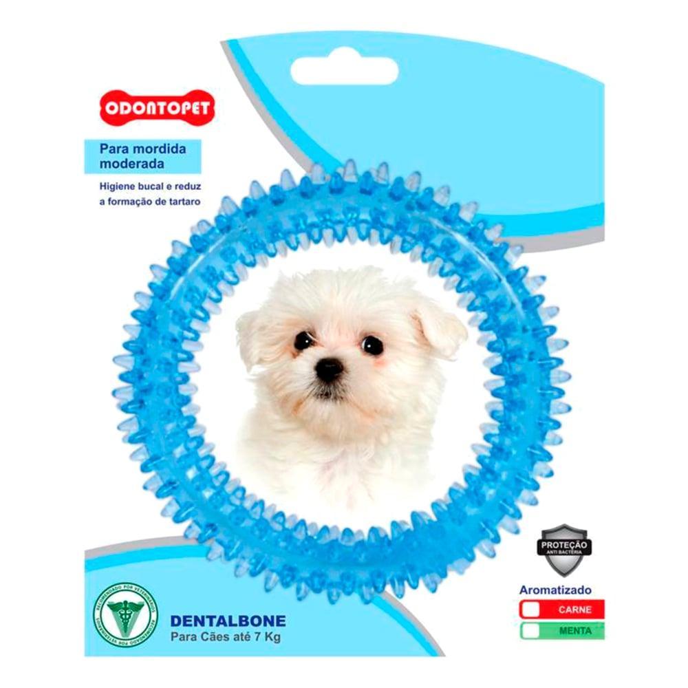Brinquedo Odontopet Argola Dental Azul para Cães - Tam. P - 2