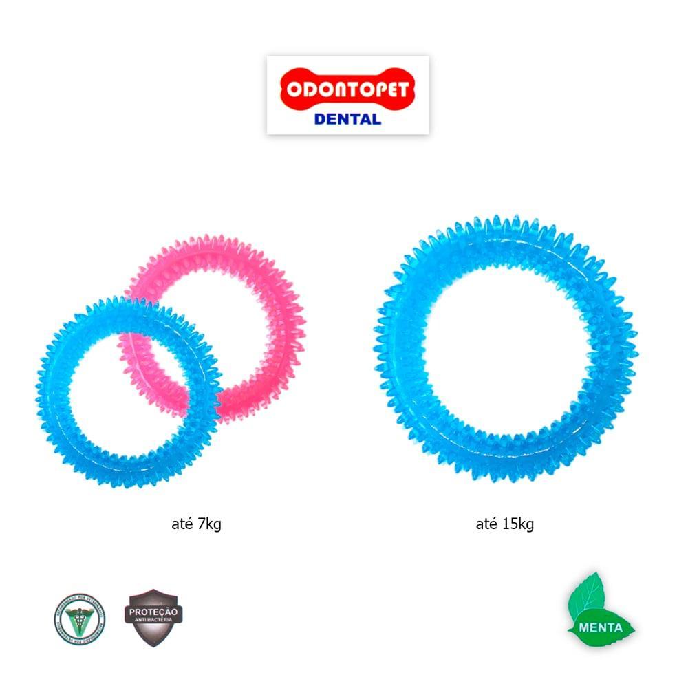 Brinquedo Odontopet Argola Dental Azul para Cães - Tam. P - 6