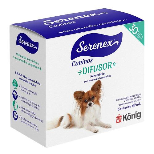 Difusor König Serenex Caninos para Cães - 42 mL