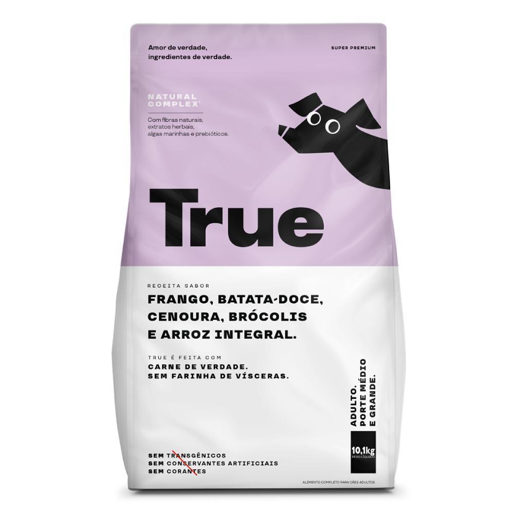 Kit Ração Seca 10,1kg + Úmida 320g True Cachorros Adultos - 1