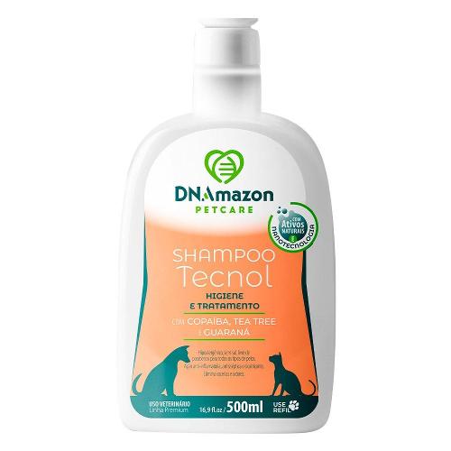 Shampoo DNAmazon Tecnol para Cães e Gatos - 500 mL