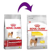 Ração Royal Canin Medium Dermacomfort para Cães Adultos ou Idosos de Raças Médias - 2,5 Kg - 2