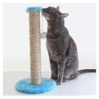 Brinquedo Arranhador Sisal Pelúcia Azul - Tam. M - 4
