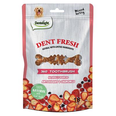 Petisco Dentalight Dent Fresh Frutas Vermelhas para Cães - 150 g